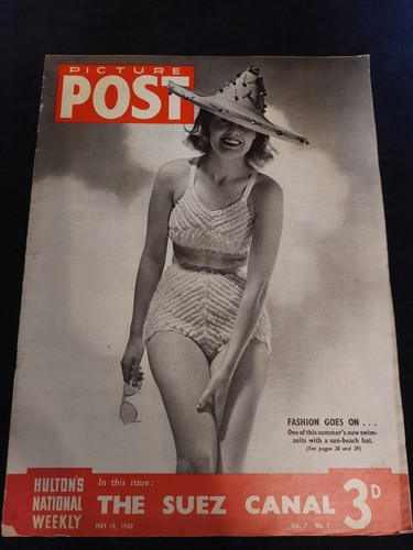 Picture Post Magazine 18 MAY 1940 Suez Canal Fossett Circus Faeroes Attlee (G2)