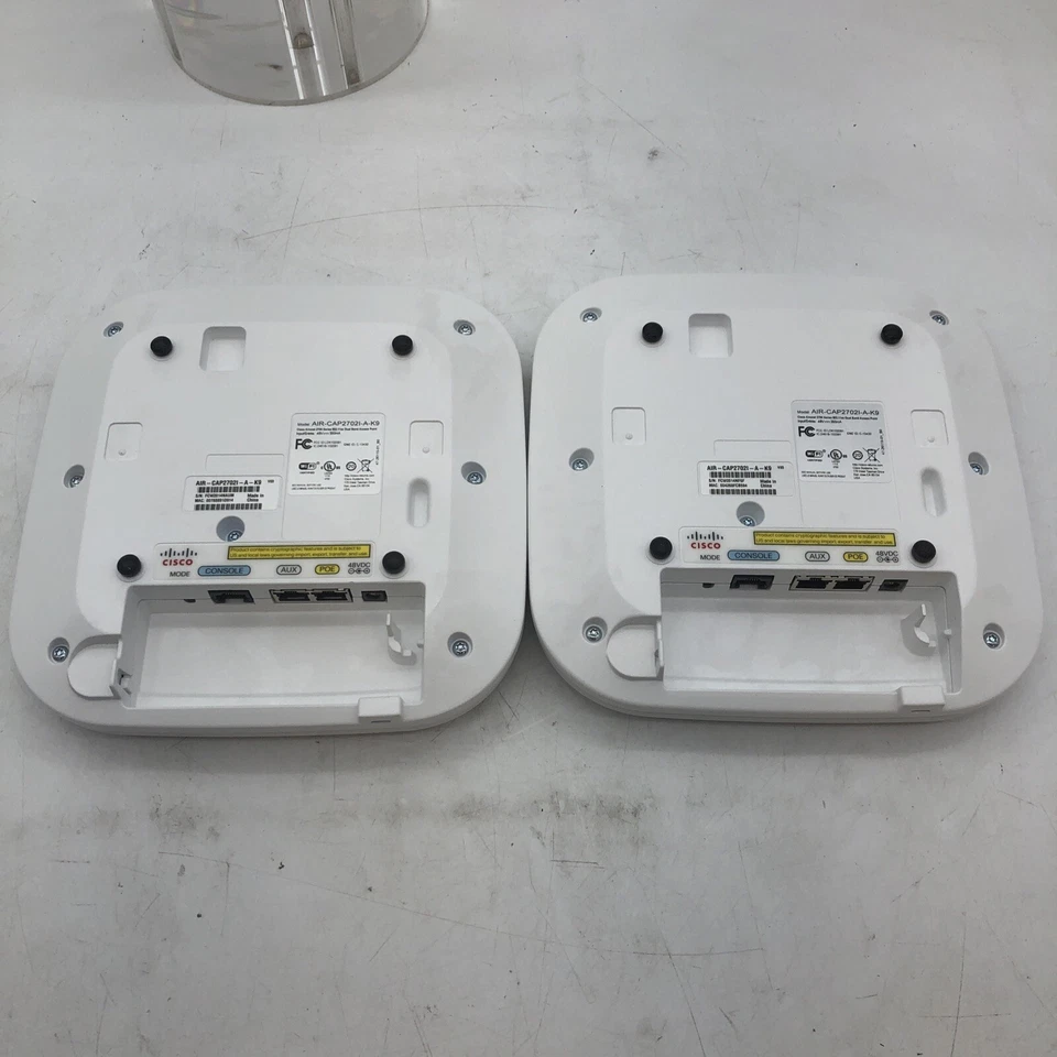 2 Cisco Aironet 2702I 802.11ac Wireless Access Point AIR-CAP2702I-A-K9 POE - Image 4 of 4