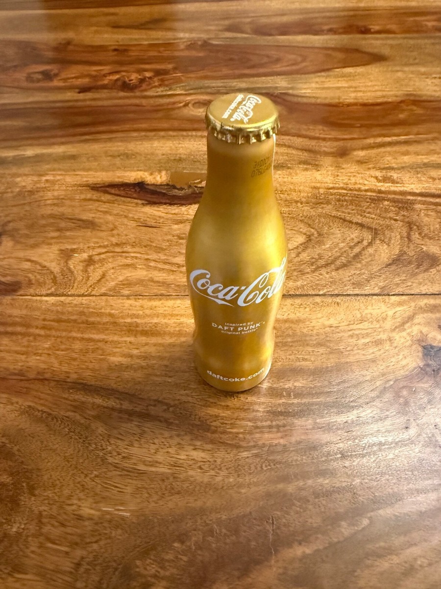 Coca-Cola New Unopened Daft Punk 2011 Gold Aluminum Bottle | eBay