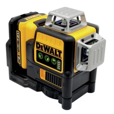 Dewalt DW089LG 12 volt 3 x 360 Degree Green Rotary Line Laser Kit NEW