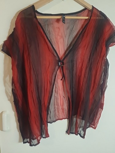 TS Taking Shape Plus Size Chiffon Layering Top/Vest XL - Picture 7 of 7