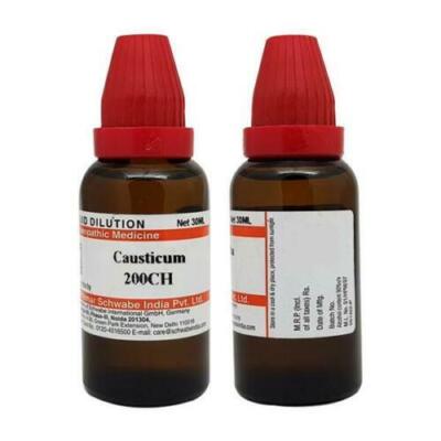 Willmar Schwabe Homeopathy Causticum (30 ML) (Select Potency)
