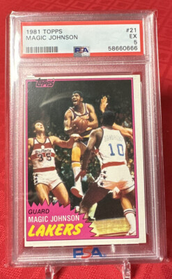 1981 Topps Magic Johnson #21 PSA 5 | eBay