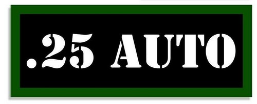 25 ETICHETTE ADESIVE DECALCOMANIE ADESIVE per custodia munizioni 3"x1,15" confezione da 4 - Foto 3 di 4