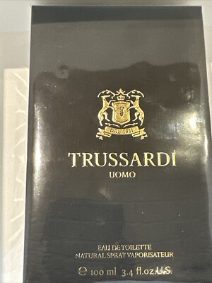 TRUSSARDI UOMO Eau De Toilette Spray for Men 3.4 Oz BRAND NEW SEALED