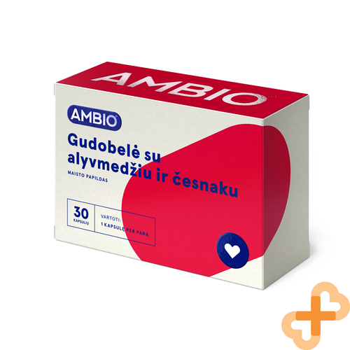 AMBIO Hawthorn Olive Tree Garlic 30 Cardiovascular Health Food Supplement - Picture 3 of 12