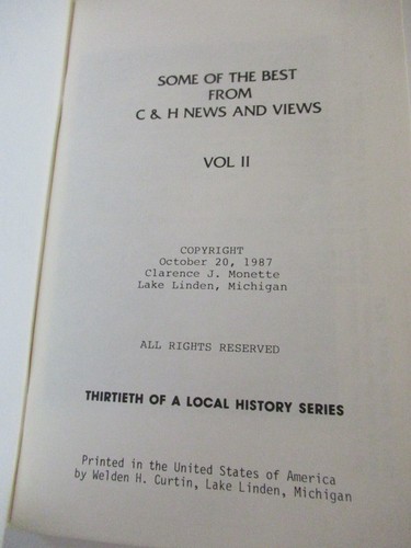 History-Pics Calumet Hecla Mining Company Lake Linden Keweenaw Peninsula MI - Picture 3 of 7