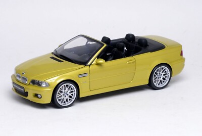 【最終値下】1/18 BMW M3 Cabrio M3 Convertible 1/18 Kyosho BMW M3 Cabriolet E46 Phoenix Yellow | eBay