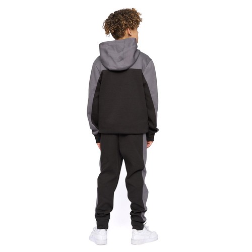 Kings Will Dream Techy Kids Boys Casual Comfort Taped Tracksuit Black - Picture 5 of 5