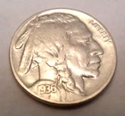 1936 P INDIAN HEAD "BUFFALO" NICKEL  CULL  **FREE SHIPPING**