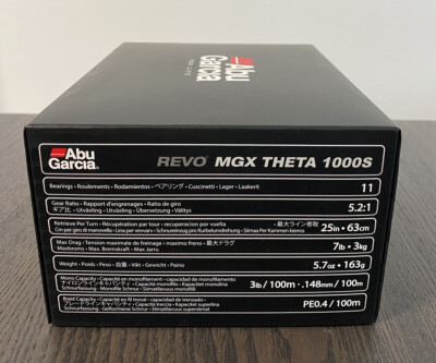 Abu Garcia Revo MGX Theta 1000S ジャンク品 Abu Garcia Spinning Reel REVO MGX THETA 1000S 5.2:1 Fishing