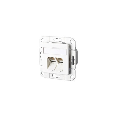Metz Connect 1307441102-I  Kompakte Anschlussdose E-DAT design 2 Port UPk Cat.6,