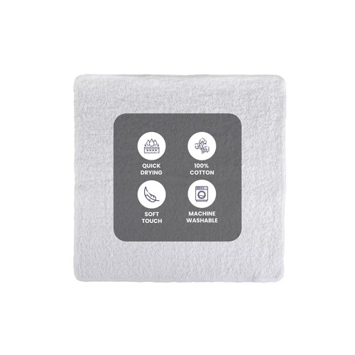 Mainstays 18-Pack Washcloth Bundle, White - Picture 2 of 5