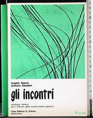 GLI INCONTRI 4. LE ARTI. ANGELO GIANNI, ANTONIO DESIDERI. D'ANNA.