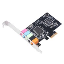 PCIE X1 Sound Card 5.1 Channel Audio Interface Stereo Digital Card CMI8738 Chip