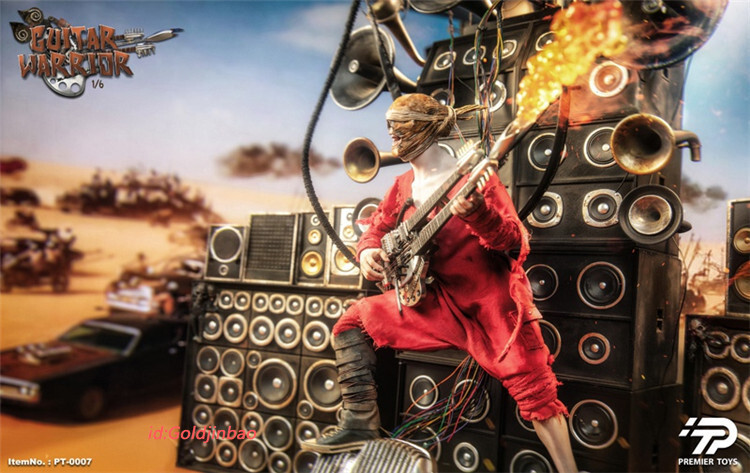 PREMIER TOYS Guitar Warrior Action Figure Model 1/6 Scale EX