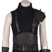 Final Fantasy Cloud Strife Cosplay Armor Brown Belt Harness Costume Accessory