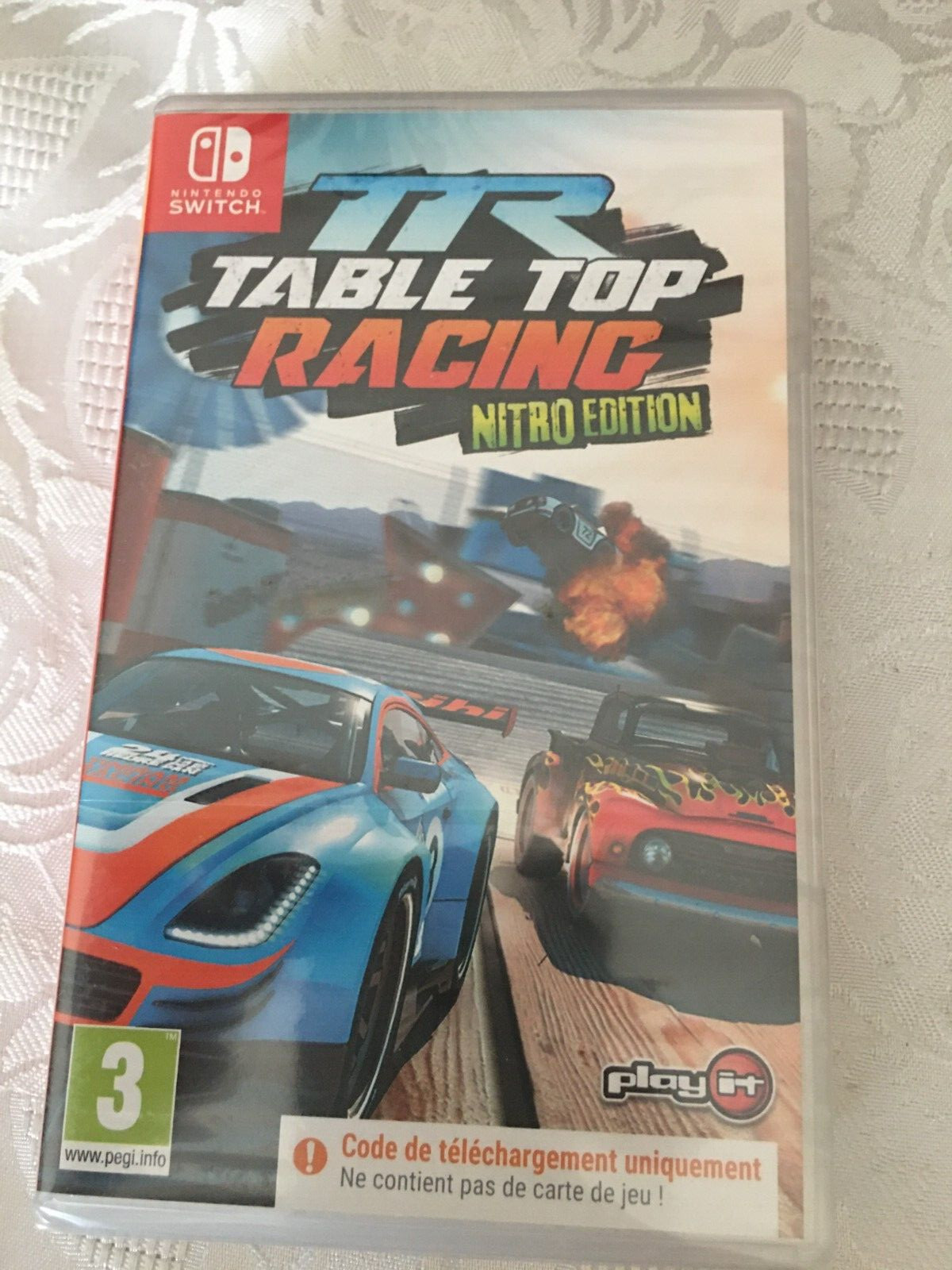 TR TABLE TOP RACING NITRO EDITION – JEU NINTENDO SWITCH NEUF SOUS CELLO