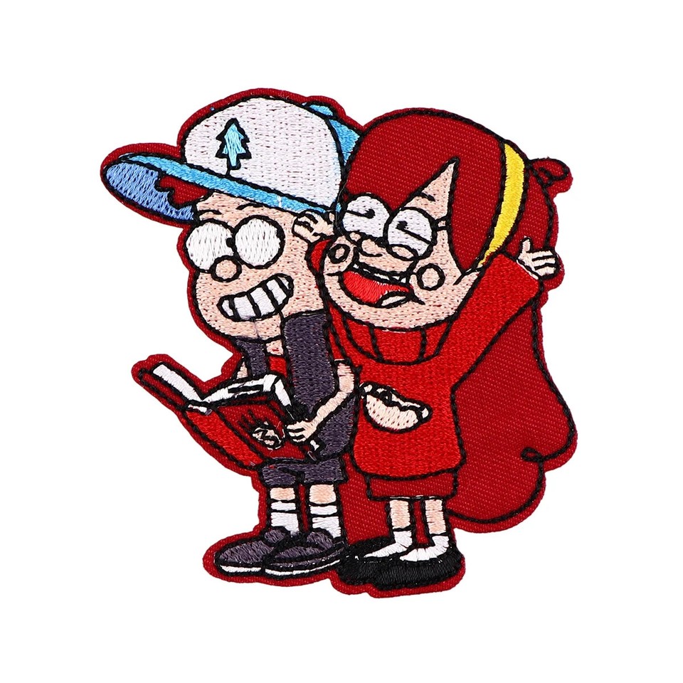 Gravity Falls Dipper Mabel Pines Cartoon Characters Embroidered Iron On ...