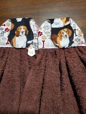 Set of 2 Handmade Hanging Kitchen Towels