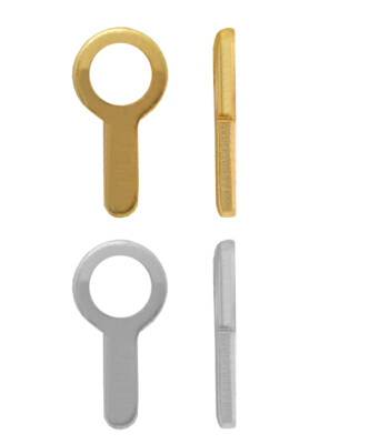 Tombac Enden/Verbinder für Cupchains 7 x 3,5 mm * Farbe & Menge wählbar