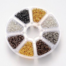 Bulk Jump Rings Split Rings Double Loop Assorted 10mm Findings Wholesale 600pcs