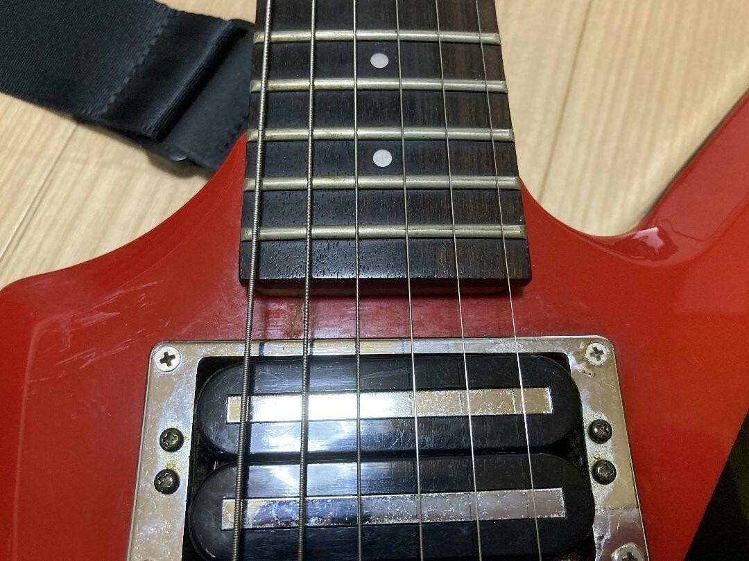 ARIA PRO II ZZ DELUXE Electric Guitar Black/Red Used From
