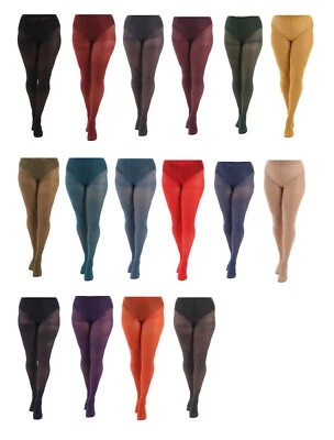 Pamela Mann 50 Denier Opaque Footed Tights Size 8-24 S/M L/XL XXL