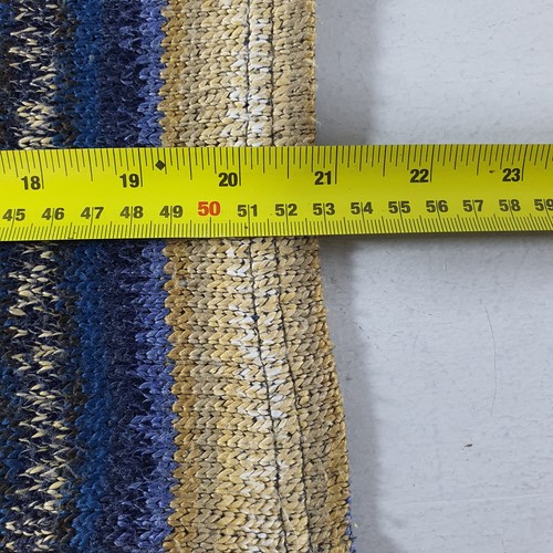 M&S Per Una Textured Boxy Cardigan Jacket Bolero Stripe Feature Buttons Size 16 - Picture 23 of 23