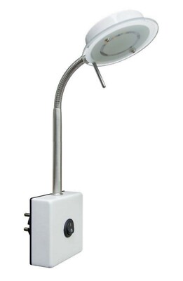 LED Steckerleuchte Nachtlicht Trango weiß GU10 Orientierungslicht Lampe 2604 