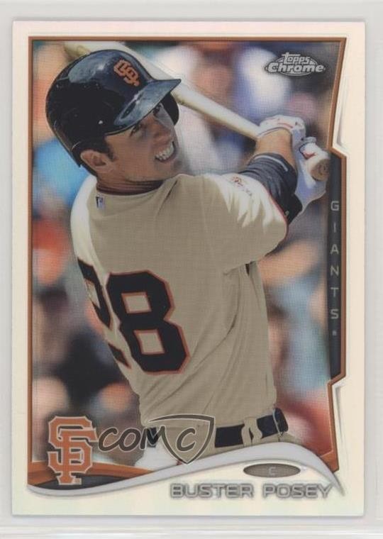 2014 Topps Chrome Refractor Buster Posey #152 fo7