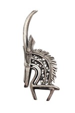 Cicely Tyson Gazelle Pewter Style Rhinestone Brooch Tribal Pin Signed C982