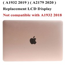 13.3'' MacBook Air A2179 2020 LCD Screen Complete Assembly Screen Rose Gold A