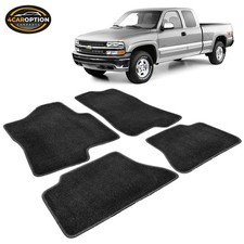 Fits 99-06 Chevrolet Silverado 1500 Crew Cab Floor Mats Front Rear 4pc