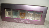 Autograph Marks and Spencer Mens Gift Set 5 x 10ml Miniature EDT Aftershave NEW