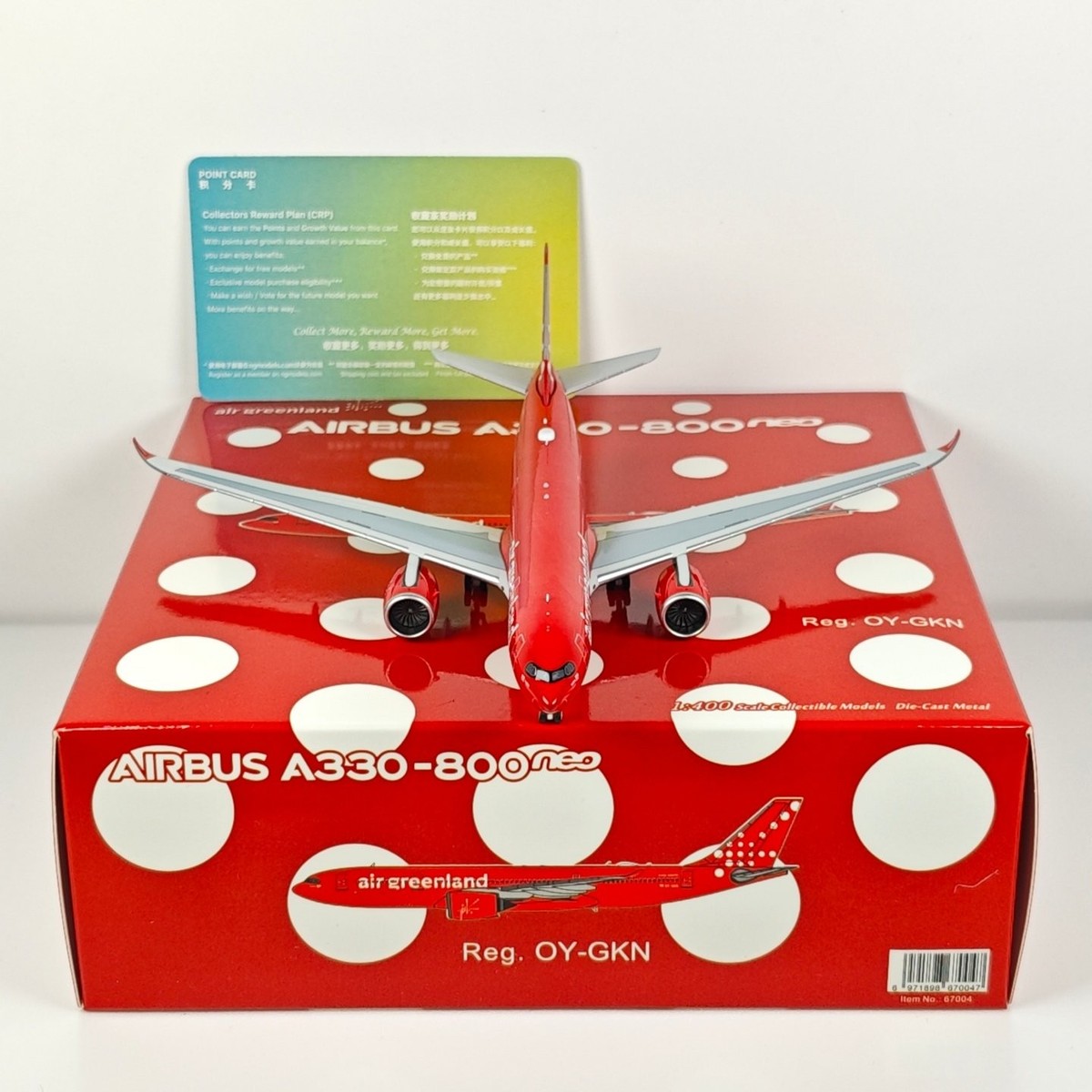 1:400 NG Models Air Greenland Airbus A330-800neo Diecast Plane