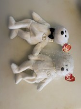 Mrs Retired 2001 White Plush Ty Beanie Babie Bride Wedding Bridal 8in Bear 4364