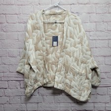 NEW Universal Thread Quilted Kimono Jacket Womens OS Open Front Coastal Shacket