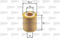 Valeo ÖLfilter 586510 FüR Alfa Romeo Cadillac Passend FüR Fiat Opel Saab