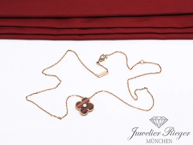 Van Cleef & Arpels Collier Vintage Alhambra Rosegold 750 Holiday Edition 2017 - Bild 4 von 4