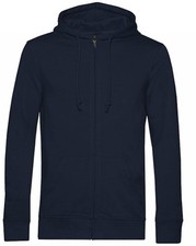 Organic Zipped Hood Jacket, gekämmte Bio-Bau...