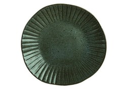 Case of 4 Fern Reactive 26.5cm Stoneware Coupe Plate Discontinued C93358