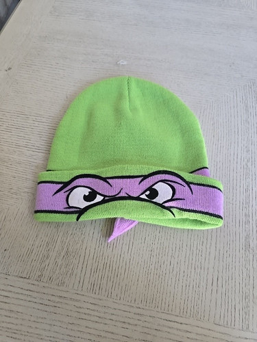 Teenage Mutant Ninja turtles winter hat Flipdown Beanie 80s Look Tmnt Cold
