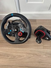 Faulty Logitech G29 Racing Wired Steering Wheel With Thrustmaster Shifter 