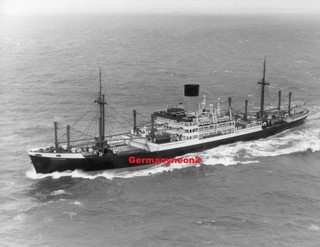BLUE FUNNEL LINE. SS POLYDORUS. 1960s. 10x8'' PHOTOGRAPH