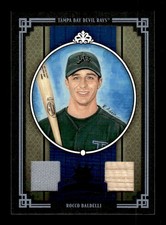 2005 Donruss Diamond Kings #222 Rocco Baldelli Materials Framed Black 01/10