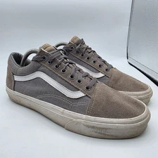 Vans Old Skool Mens Size 10 Gray Skate Shoes Casual Walking Outdoors