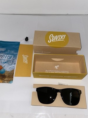 SunSki Headland Black Forest Sunglasses Polarized Lens SUN-HL-BKF New In Box!