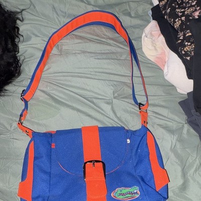 Florida Gators Blue & Orange Shoulder Bag Purse with Zipper Pockets