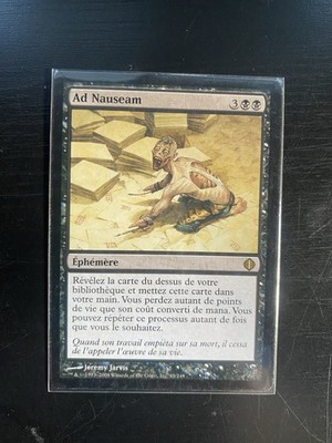 Wizards of the Coast Ad Nauseam 63/249 2008 Black Instant French Jarvis